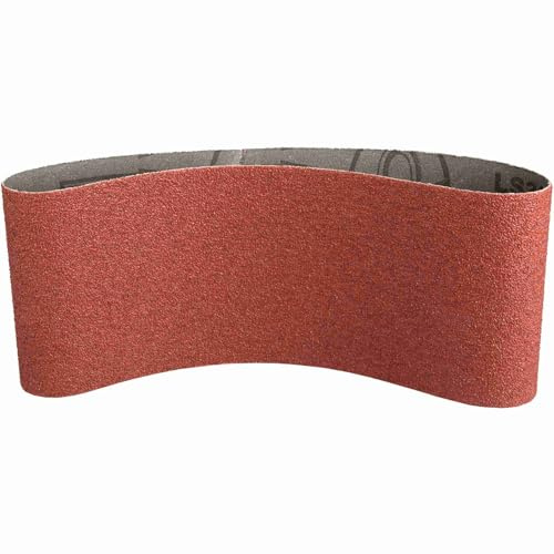Klingspor - 10 nastri abrasivi LS 309 XH, per pialla, 110 x 620 mm, grana 80 F5, codice: 6294