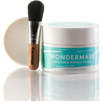 COCUNAT | Wondermask | Cleansing Face Mask | Detoxifies, Exfoliates and Closes and Refines Pores | Clay Mask | Combination and Oily Skin | Mattifies | Eliminates Impurities | Blemishes | Akne | 50 ml