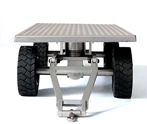 Jdmodel Remorque en métal 1/14 pour chariot élévateur hydraulique RC DIY Modèle Lesu