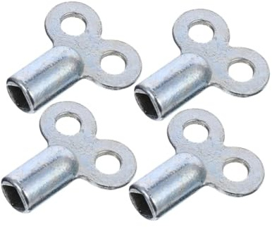 Radiator Bleed Key, Radiator Valve Clock Style Key for Bleeding and Venting Air Vent Valve (Pack of 4)