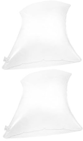 KICHOUSE Schlafkissen Paar Aufblasbare Kisseneinsätze Für Reisen Auto Und Outdoor 30 cm X 50 cm Bequem Und Tragbar