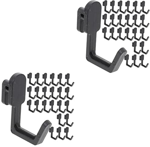 CLISPEED Werkzeugwand Haken 48 Stück Stecktafel Haken Steckhaken Kunststoff Stecktafel Haken Stecktafel Haken in j Form Bastelraum Organizer Und Aufbewahrung Robuste Stecktafel Haken Stecktafel