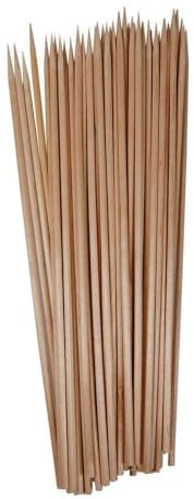 VEPATIM 1000 Einweg Schaschlikspieße aus Holz Ø3mm 20cm