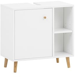 Schildmeyer Bjarne Waschbeckenunterschrank 158499, weiß matt, 60,2 x 33 x 59,3 cm