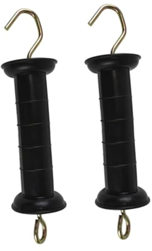 Tofficu 2pcs Insulated Electric Fence Gate Handles Fence Supplies Grip No Tools Needed
