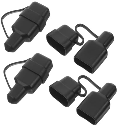 Homoyoyo 4pcs Electrical Connector Cover Caps Protector for Style Trailer Power Connectors Durable Easy Install Broad Compatibility for Outdoor and Industrial Use
