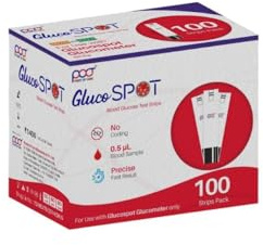 New POCT GLUCOMETER Strips 100 Pack