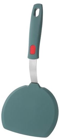 Cabilock Spatola al Silicone spatola Resistente al Calore spatole per Uso Cucina Gel silice Verde Scuro