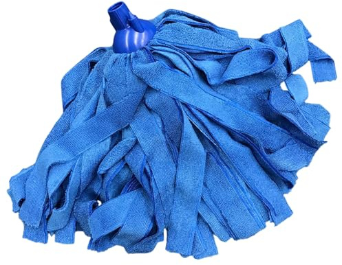 Orlandi Spa - Mocio Straccio Mop in Microfibra Professional 270 gr Blu con Attacco a Vite Universale