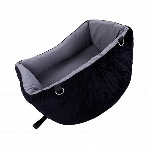 GOWENIC Hundbilstol med Kudde, Andningsbar Vattensäker Design, Bekväm Resesäng för Husdjur, Nylonmaterial, Storlek 18,9x18,11x11,02in