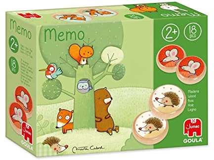 Goula - 53435 - Jouet De Premier Age - Memo Tom Et Ses Amis De La Forêt