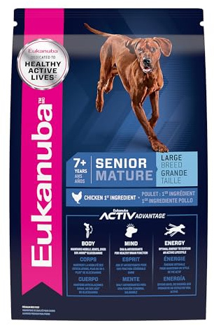 Eukanuba Senior Large Breed Dry Dog Food, 30 lb Bag