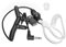 HYS Ohrhörer Schallschlauch 3,5 mm transparent inkl. Halteclip höre nur zu In-Ear Kopfhörer Security Headset für Funkgerät