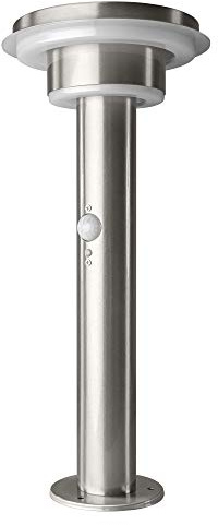 LEDVANCE Lampadaire solaire à double cercle Endura Style, acier inoxydable, 6 W, acier, taille unique
