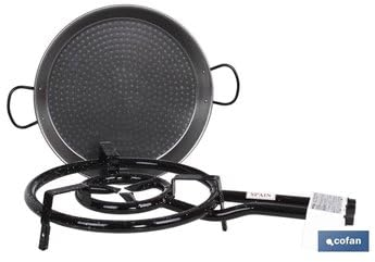 KIT PAELLERA 42CM+QUEMADOR 400MM