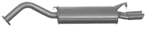 VEGAZ AS-118 Endschalldämpfer Endtopf Hinten 1260mm