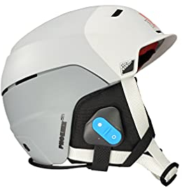 SuperTooth SkiTooth - Kit manos libres Bluetooth para esquiador (teléfono/música), altavoz derecha izquierda, micrófono integrado, batería de larga duración de 14 horas, compatible con iPhone, Android