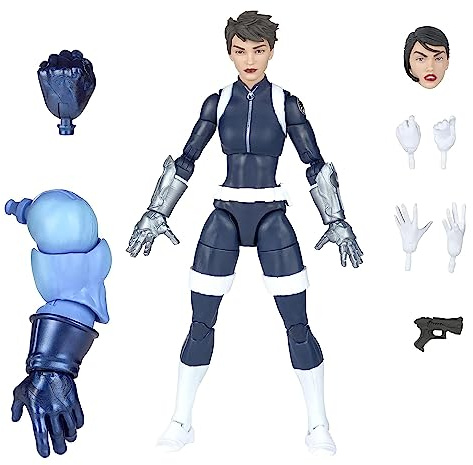 Marvel Hasbro Legends Series, Marvel's Quake, Action Figure collezionabile da 15 cm, Giocattolo Ispirato ai Fumetti Secret Warriors, con 5 Accessori e 2 Parti Build-A-Figure, Multi