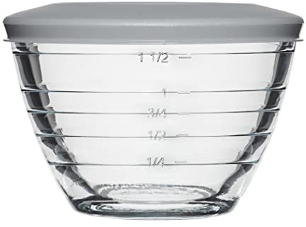 Anchor Hocking Glass 6 Piece 2 Cup 4-IN-1 PREP BOWLS
