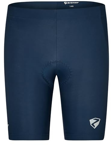 Ziener Unisex barn cykelbyxor/mountainbike/vägcykel – andningsbar, snabbtorkande, vadderad Nimo