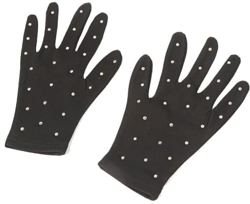 Luxylei Eiskunstlauf-handschuh, Glänzende Eislauf-trainingshandschuhe, Thermische Eiskunstlauf-wettkampfhandschuhe Für Damen Und Mädchen