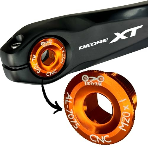 F26 SL M20x1 Tuning Fahrrad Kurbelarm Kurbelschraube | passend für MTB & Road Hollowtech II Kurbeln, Deore, SLX, XT, XTR, 105, Ultegra, Dura Ace