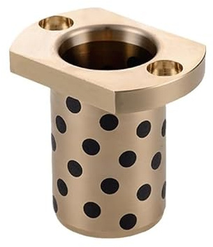 1PC MPTNZ Inside Diameter 6,8,10,12,13mm Brass Sleeves Graphite Cover Trimming Flange Two Holes Composite Bushing Bearings(12x18x35-36x5-1pcs)