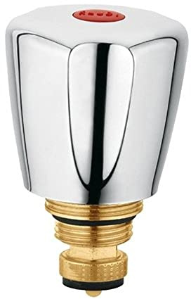 Kludi Oberteil mit Terralux Griff Kunststoff, G3/8, verchromt, /warm, 110020515