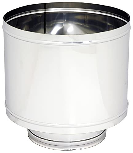 COMIGNOLO FUMAIOLO A BOTTE ANTIVENTO D.120 ACCIAIO INOX 304