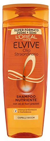 L'Oréal Paris Elvive - Champú nutritivo excepcional para cabello seco o aterrador, 300 ml