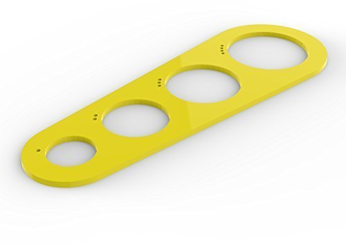 Displaypro Acrylic Spaghetti Measure Tool (Yellow)