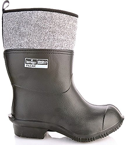 LEMIGO Gefütterte Herren Filzstiefel LMG-804 (Schwarz, 48)