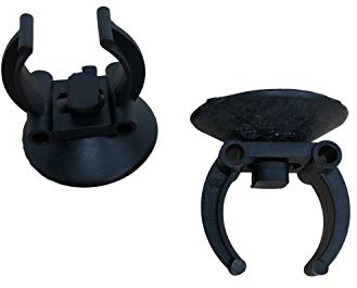 2 Pack Replacement Aquarium Fish Tank Heater Suckers Suction Cups Bracket Clip