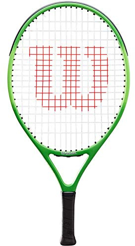 Wilson tennisklubba, Blade Feel 21, för barn mellan 5 och 6 år, aluminium/glasglas, svart/lime, WR027310U