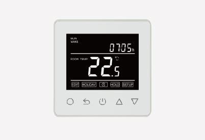 BeWarm- WIFI Smart Programmable Thermostat Underfloor Heating Thermostat Temperature Controller (White)