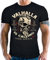 Herren Wikinger T-Shirt für Nordmann Keltic Fans: Nordic Warrior der nordischen Mythologie schwarz