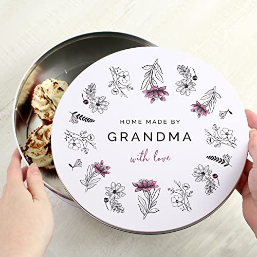 Custom Personalised Pink Floral Cake Tin - Great for Baking, Cupcakes, Celebration Cakes