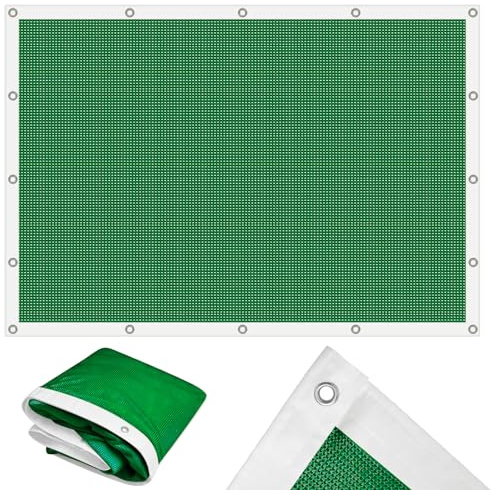 Syhood Archery Backstop Arrow Netting Backstop Target Block Heavy Duty Reinforced Archery Back Stop Reinforced Nets Accessories for Bow Backyard(10 x 16 ft,Green)