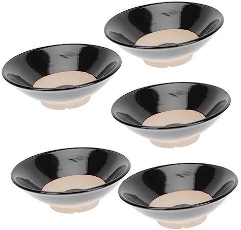 minkissy 5 Stück Vintage Cotta Speiseschalen Aus Keramik Terrakotta Gewürzschalen Für Suppen Und Fleischlagerung Dekorative Schüsseln Für Esstisch