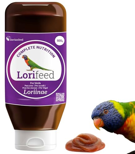 Lorifeed - Nectar Loris Complet 500 g - Alimentation pour Oiseaux Nectarivores - Formule Naturelle - Qualité et Santé Digestive Premium - Davianfeed