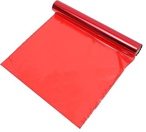 Healeved Blumen Cellophanpapier Geschenkverpackungsfolie 40cm Transparent Rolle Für Blumen Geschenke Und Bastelarbeiten Praktische Zellophanverpackungsfolie Zum Einwickeln Von