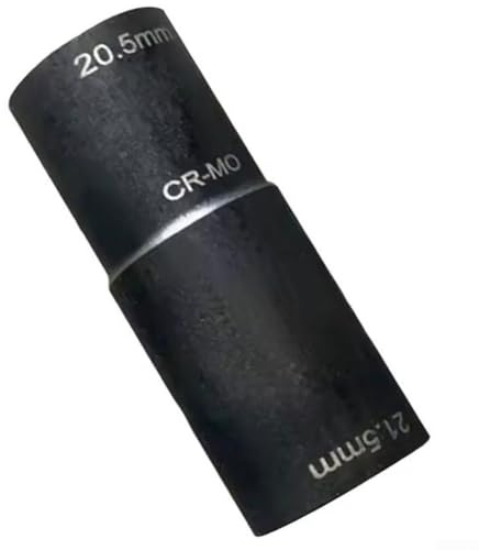 Outil de démontage d'écrous de roue, douille de démontage d'écrous de roue, clé à double tête, pour Ford, Land Rover et marques de voitures populaires (20,5 x 21,5 mm)