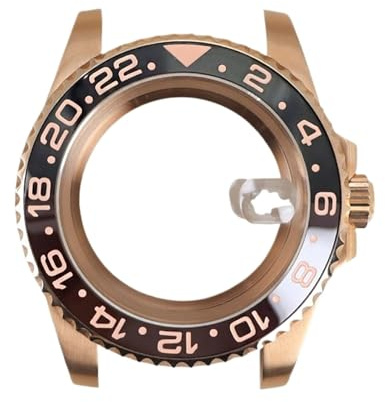 11 st 40MM klockfodral rostfritt stål borstat band safirglas for NH35 NH36 NH34 rörelser SUB GMT Yacht(No strap 1)