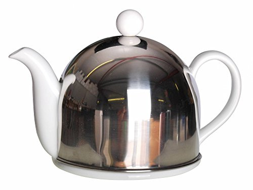 Cha Cult Nicole - Tetera con funda de acero porcelana, 0,8 l
