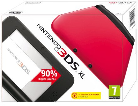 Nintendo Handheld Console 3DS XL - Red/Black (Nintendo 3DS XL)