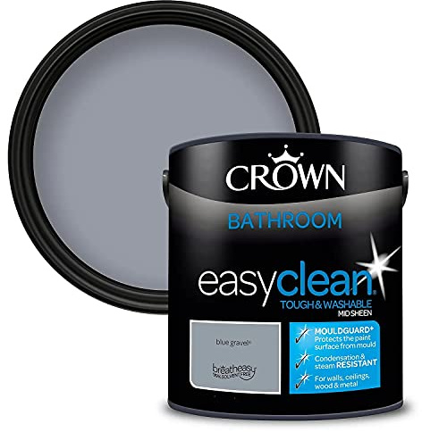 Crown Easyclean Bathroom Mid Sheen 2.5L Blue Gravel