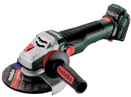 Metabo Batteridriven vinkelslip WB 18 LTX BL 15-150 Quick (18 V, utan batteri, med Metabox 165, snabbkopplingsmutter skivø 150 mm) 601732840