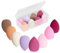 Juego de 8 Esponjas de Maquillaje, Batidora de Belleza, Grandes Colores de Huevo, Esponja Lavable, Almohadilla Removedora de Maquillaje, Base Líquida, Polvo, Protección Solar