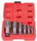 Ensemble de Tarauds de Tuyau NPT, 6 Pi¨¨ces, Boulon de Taraudage de Tuyau Conique ¨¤ la Main, Ensemble de Taraudage Facile, Robinet de Tuyau NPT 1 Po 3/4 Po 1/2 Po 3/8 Po 1/4 Po