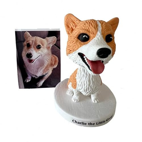 【Personalisierte Wackelköpfe】Haustierfigur Custom Wackelkopf | Voll anpassbare Wackelköpfe | Beste Geschenke für Hunde- und Katzenliebhaber